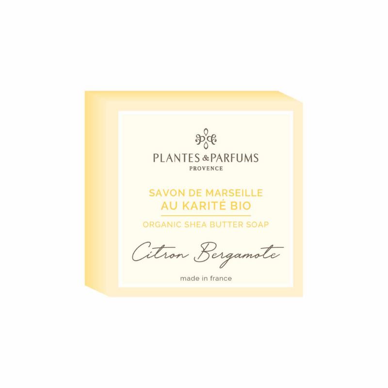 Marseille Palasaippua Sitruuna-Bergamot 100 g Saippuat Plantes&Parfums Provence 