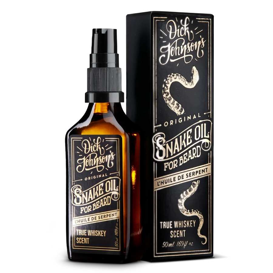 Snake Oil -partaöljy 50 ml Ihonhoitotuotteet Dick Johnson True Whiskey 