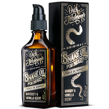 Snake Oil -partaöljy 50 ml Ihonhoitotuotteet Dick Johnson Whiskey & Vanilla 