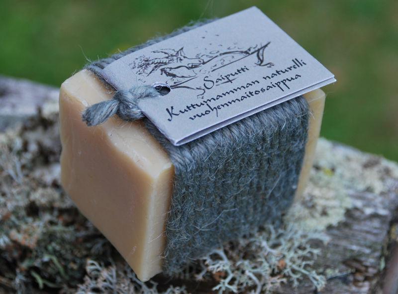 Kuttumamman naturelli -vuohenmaitosaippua 100 g Soap Saiputti 