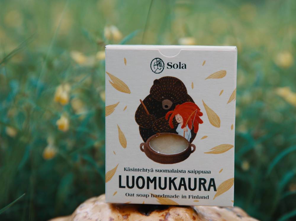 Luomukaura-saippua 60 g Soap Sola 