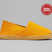 Naisten matalat classic espadrillot, golden amber Shoes Diegos 