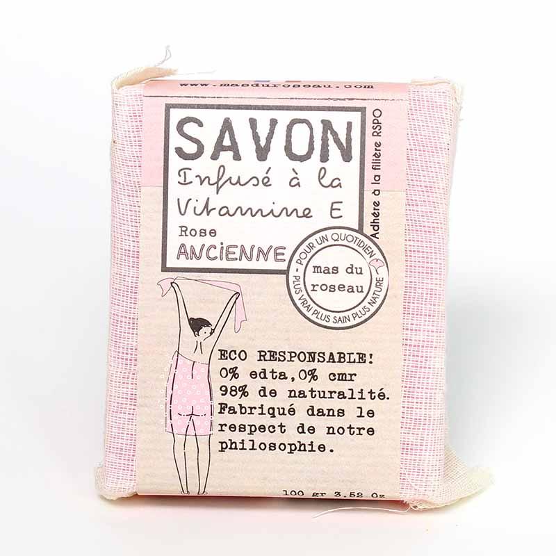 Tuoksuva palasaippua Rose Ancienne 100 g Soap Mas Du Roseau 